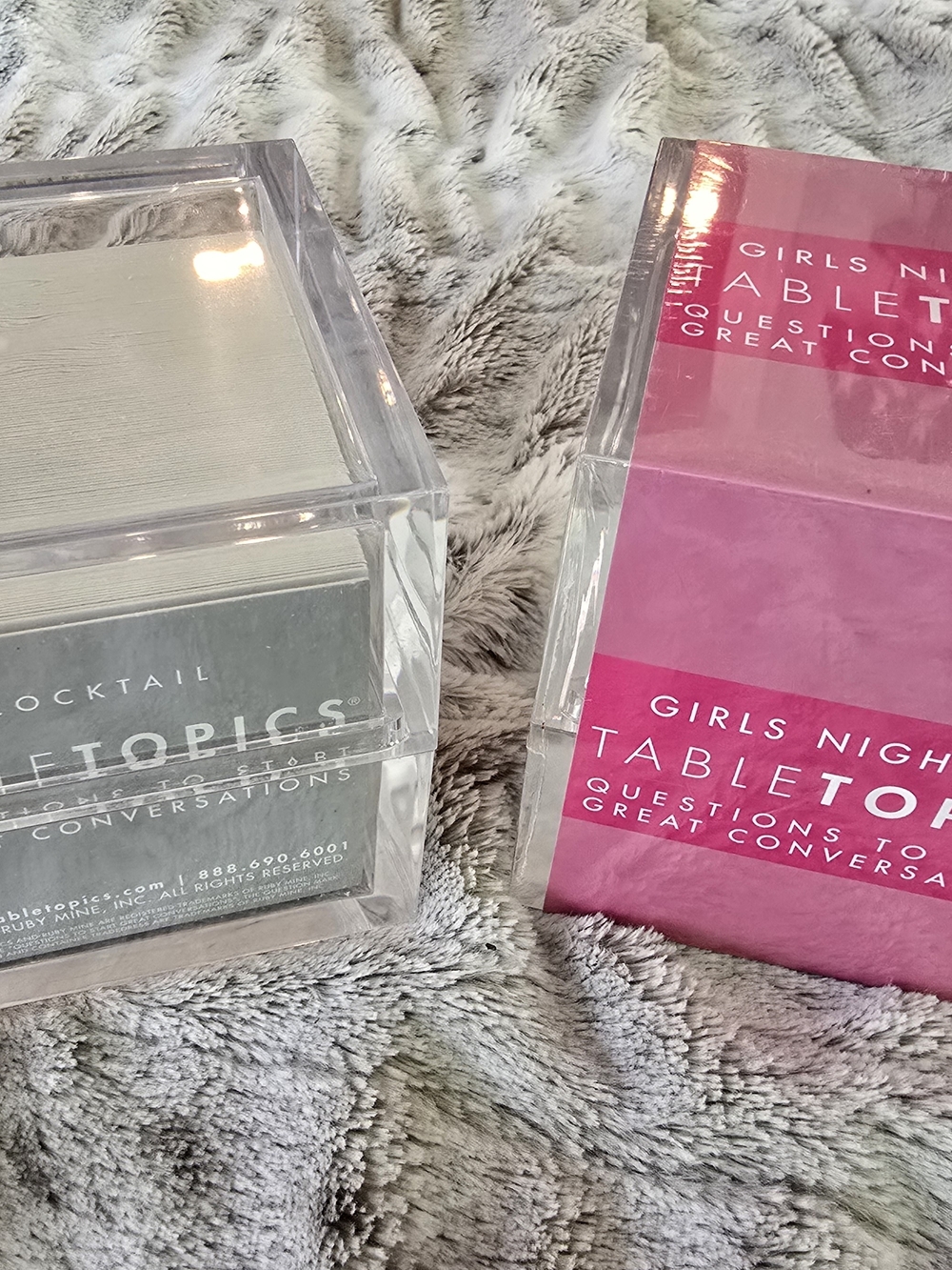 Girls Night Conversation Cards - Pink